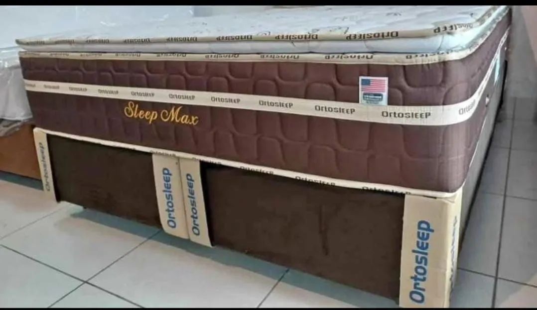 Camas queen size com colchão sleep Max