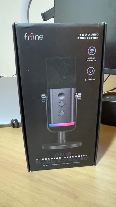 Microfone FIFINE AM8 + BRAÇO ARTICULADO ARCANO