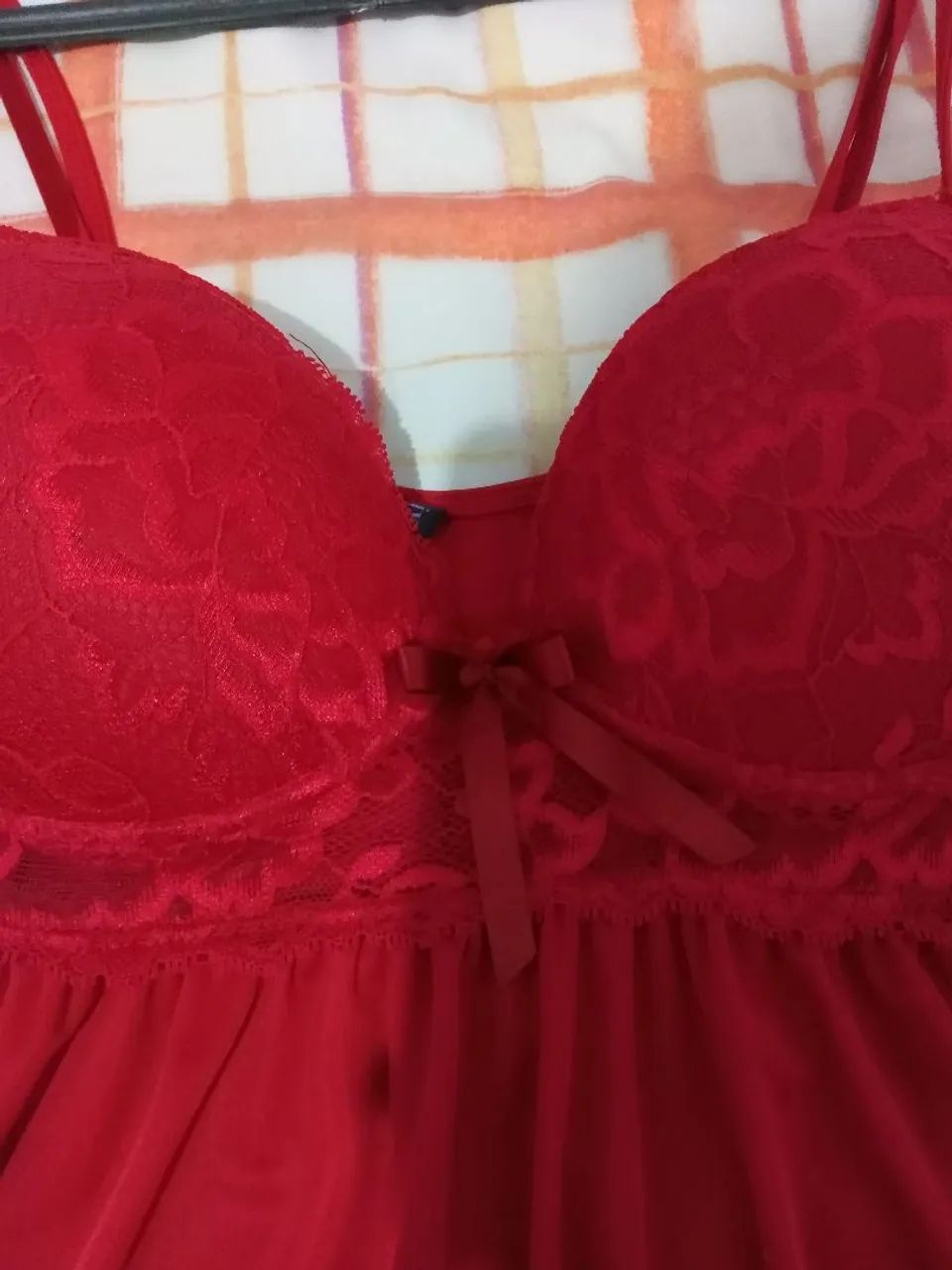 Camisola Feminina Vermelho Sensual Nova - Foto 2