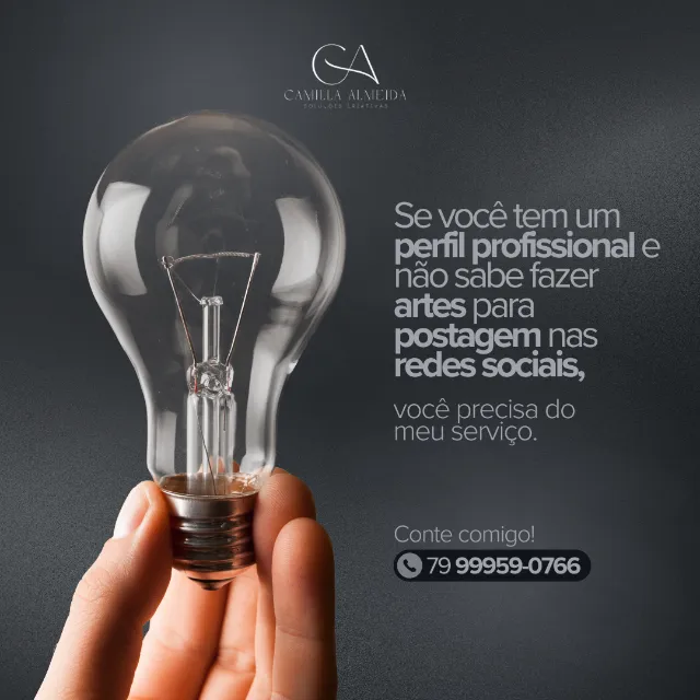 Artes para redes sociais
