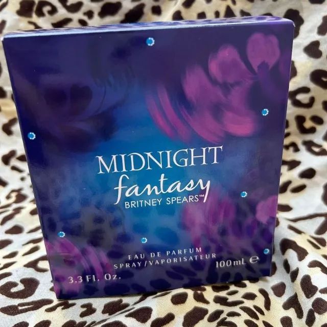 perfume fantasy midnight britney spears 100 ml novo - original