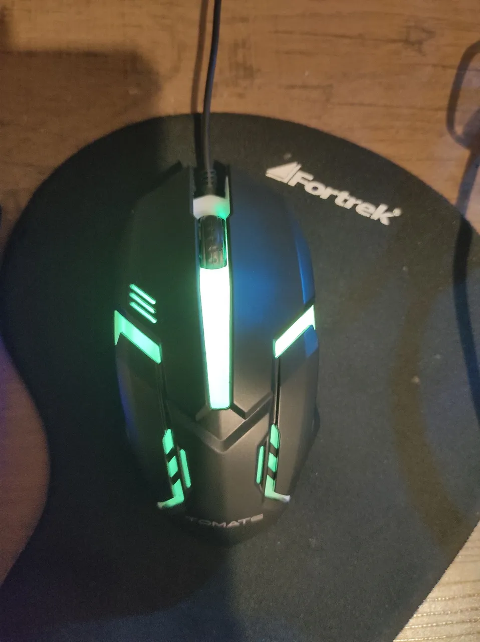 Mouse Gamer Fortrek - Iluminação LED RGB