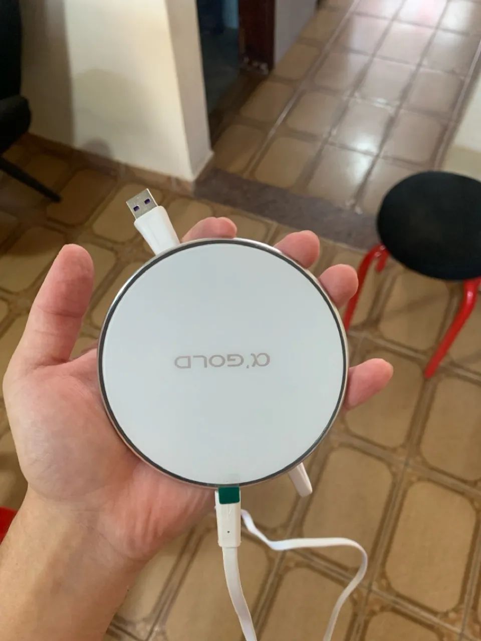 Carregador Sem Fio Dobrável A'Gold 20W Max - Foto 2
