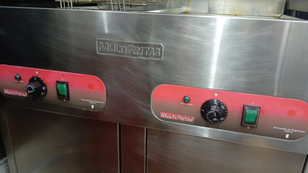 Fritadeira Dupla Industrial Multifritas 220v bifásico - Foto 2