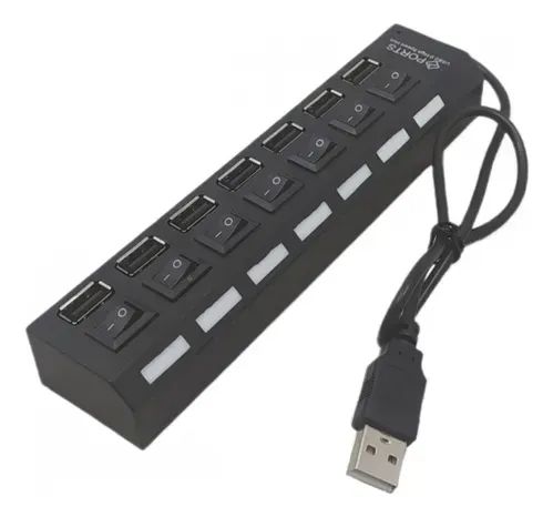 Hub USB 7 Portas Kapbom - Conecte Tudo Com Facilidade - Foto 4
