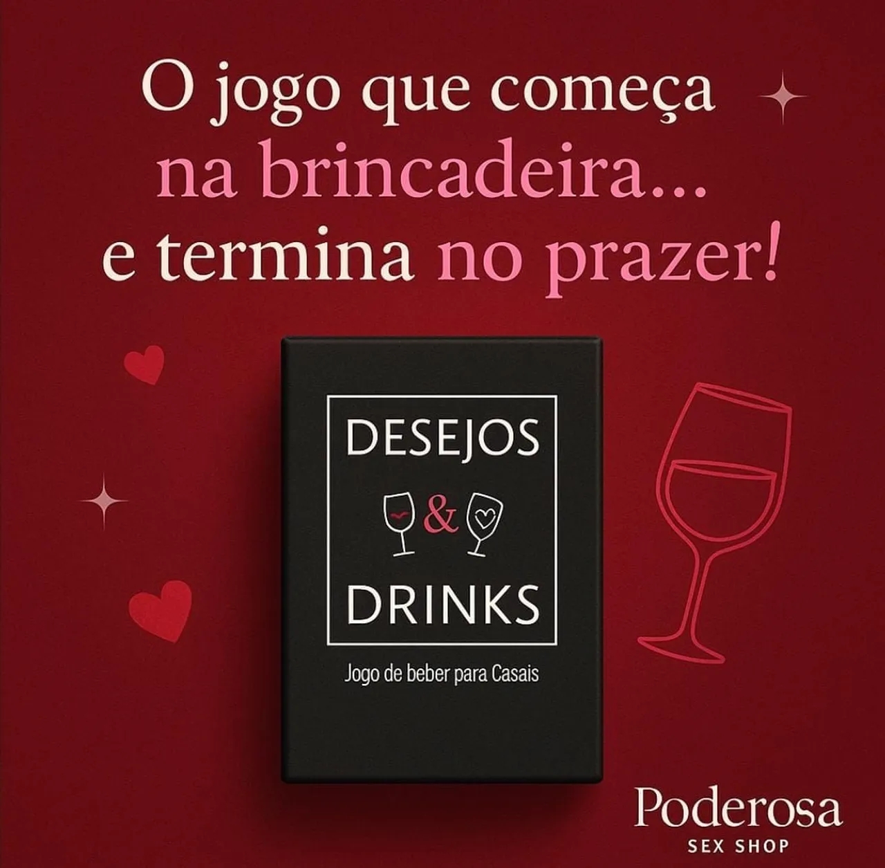 Jogo Desejos & Drinks - Casais