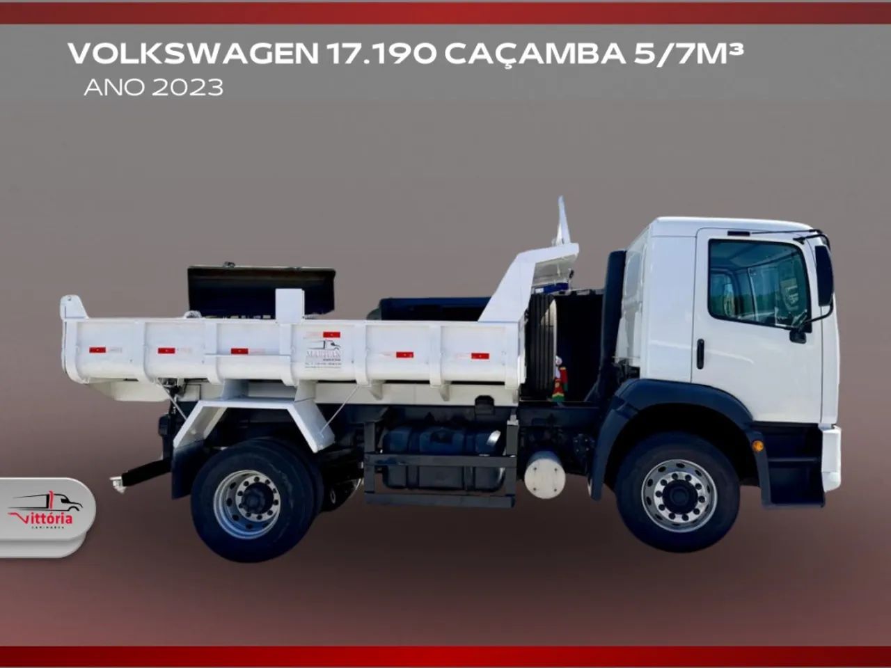 Caminhão Volkswagen VW 17.190 Caçamba 5/7 m³ ano 2023 - Foto 4