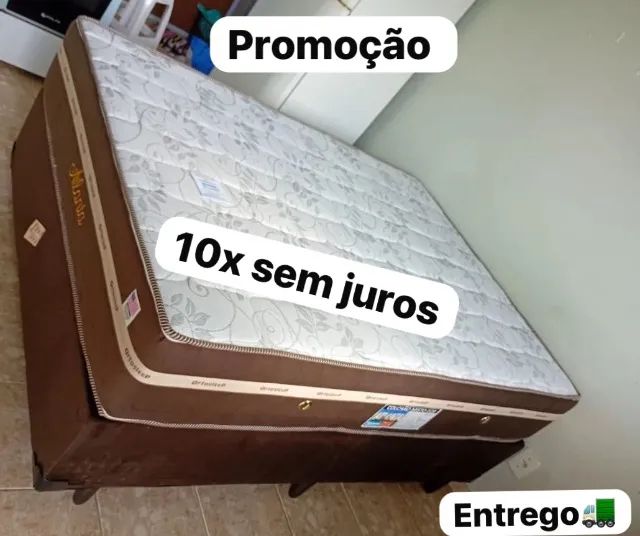 Cama box colchão d28 e suporte 