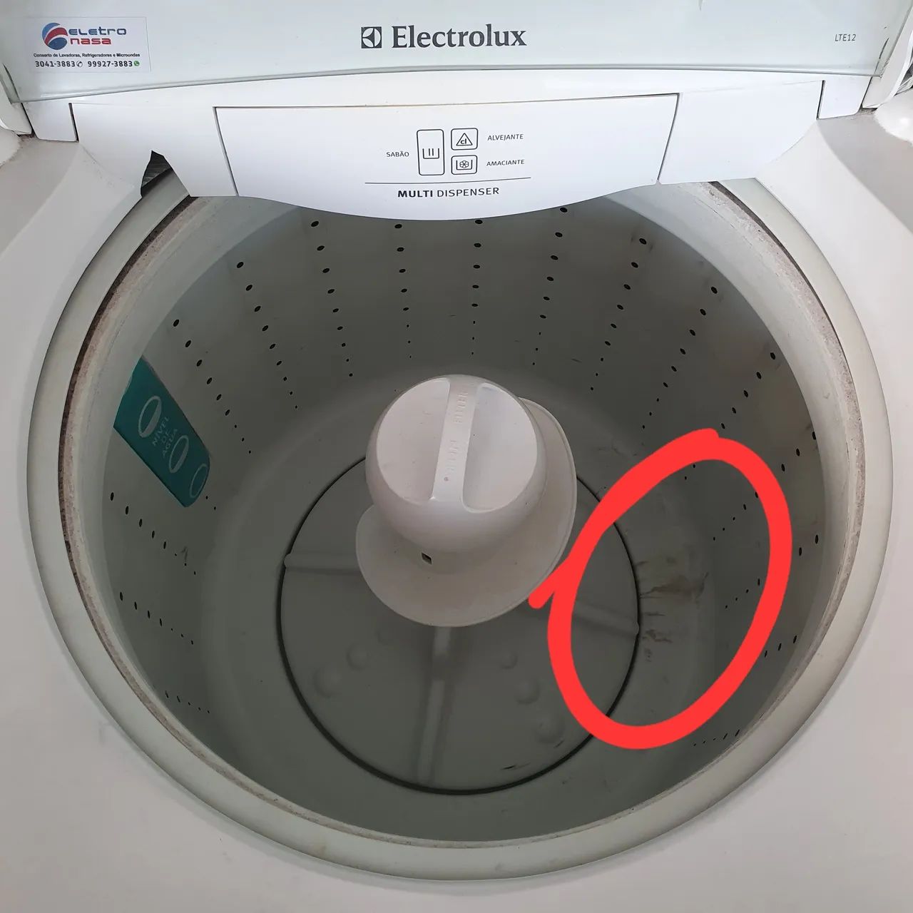 Máquina de lavar Electrolux 12 KG COM DEFEITO - Foto 2