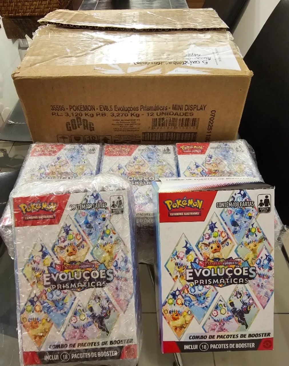 Box Booster Evoluções Prismáticas 18x - Escarlate e Violeta PT-BR - Foto 2