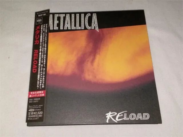 Metallica - Reload - Japanese Cardboard CD with Obi
