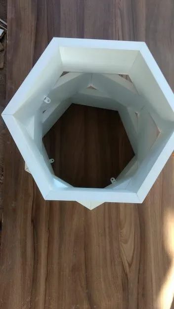 Kit 3 Nichos Hexagonal Branco. - Foto 3