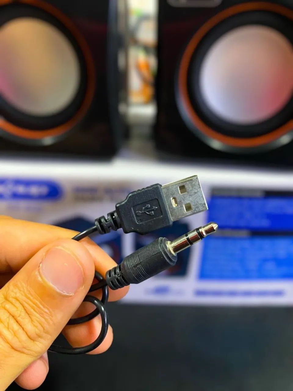 CAIXA DE SOM PARA PC KNUP KP-600 - Foto 4