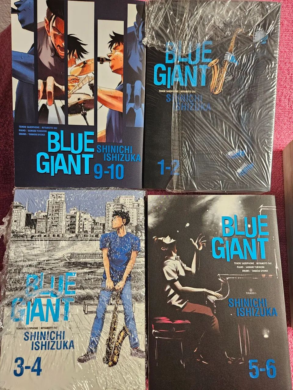 Blue giant mangás EM INGLÊS + brinde - Livros e revistas