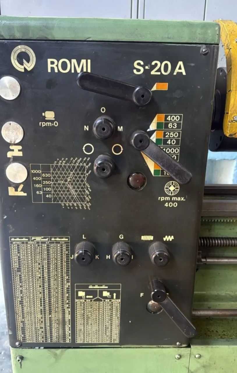 Vendo Torno Mecanico Romi S-20A - Foto 2