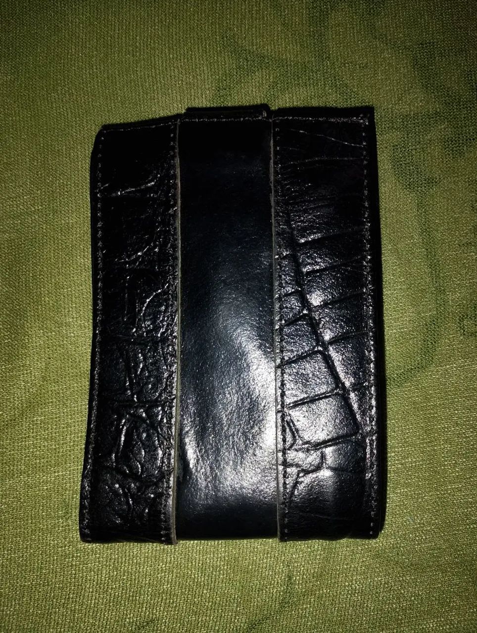 CARTEIRA PRETA DE COURO - Foto 5