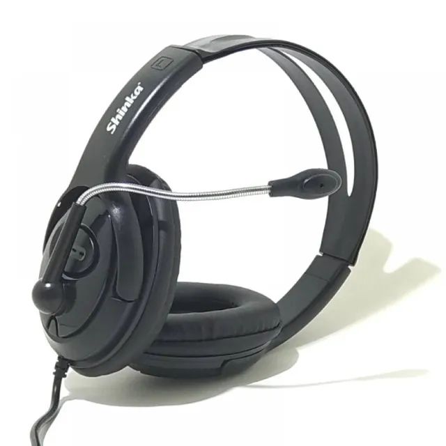 Fone Headset Game Shinka SH S66 - Som Imersivo e Conforto Prolongado para Longas Sessões 