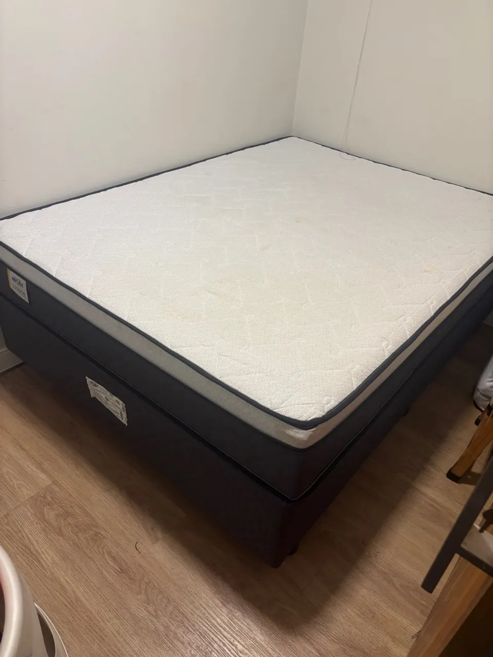 Cama casal box molas ensacadas Nova