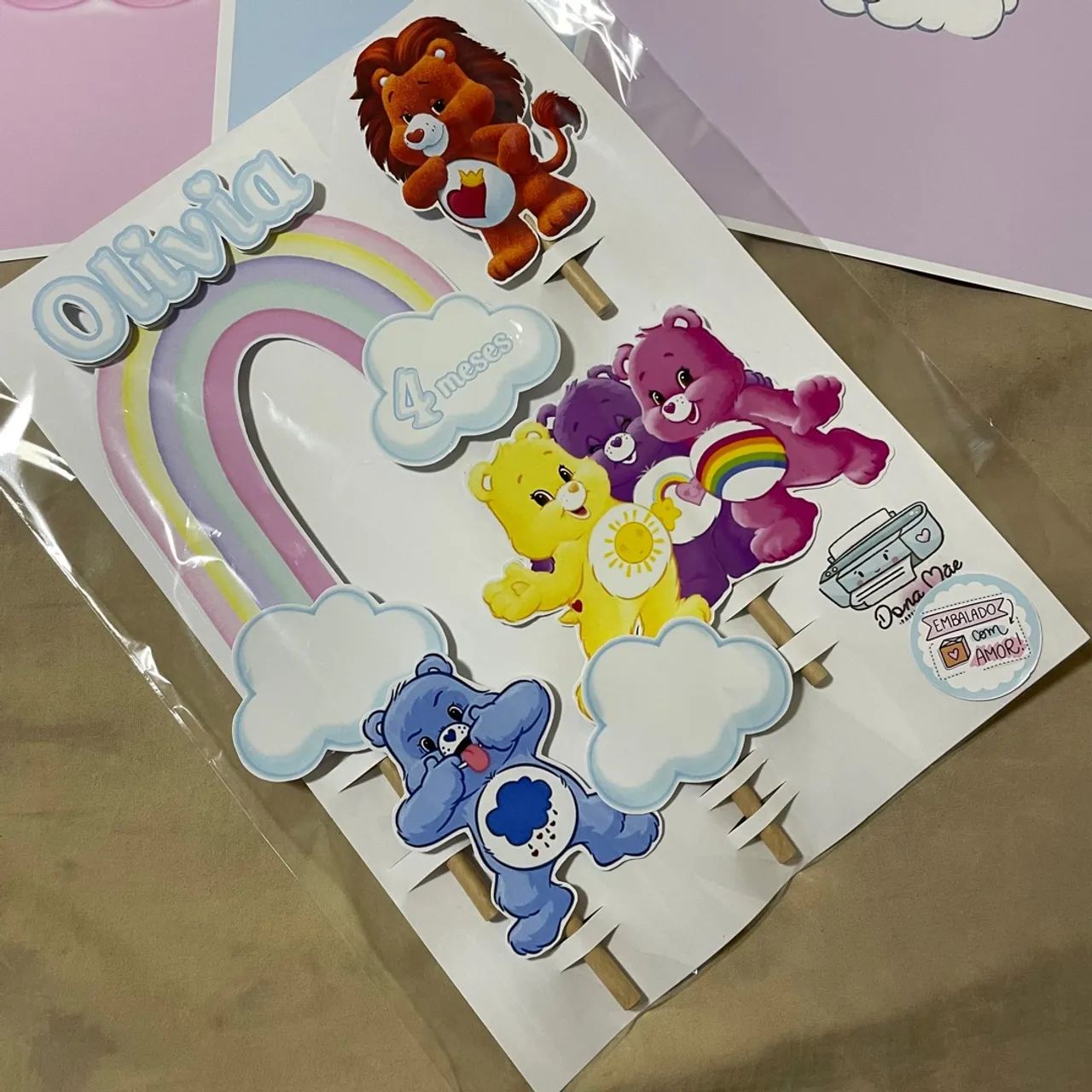 Topo de bolos e Personalizados