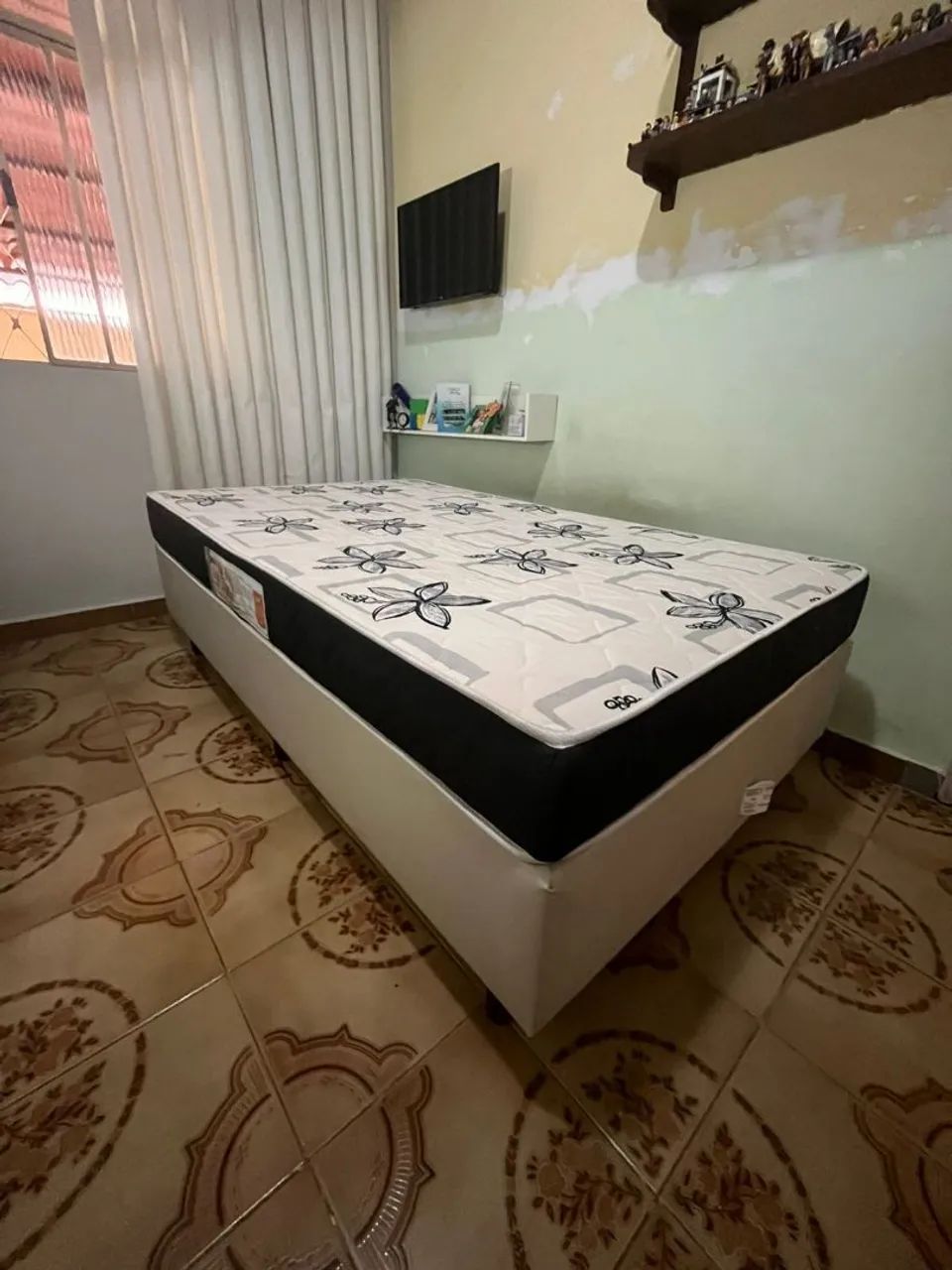 Cama solteiro box King 110x199 - Foto 6