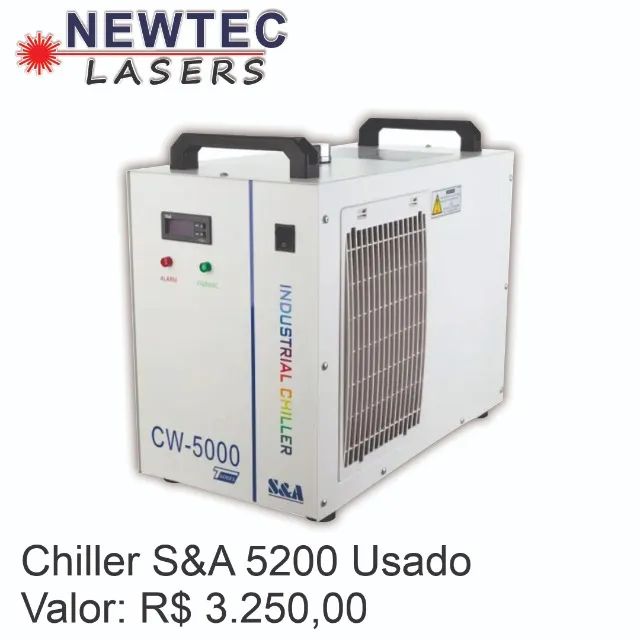 Chiller S&A 5200 para Máquinas Laser Co2