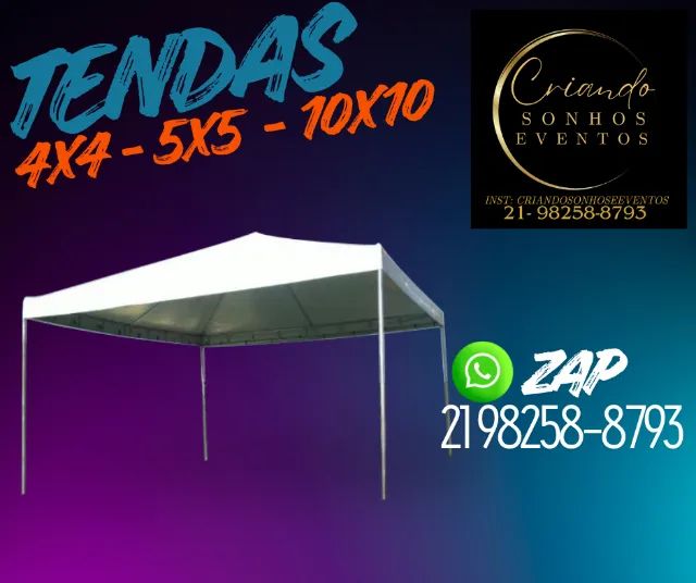 Locação de tendas