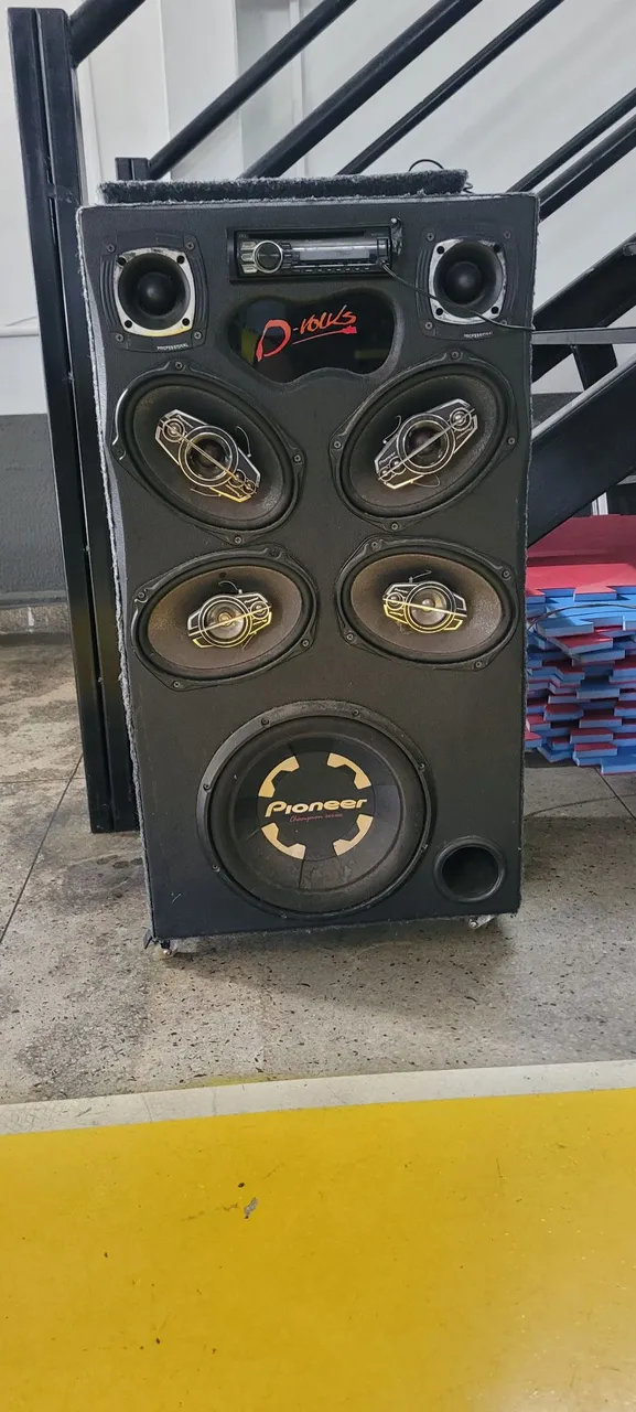 Caixa de Som Pioneer com 5 Auto Falantes