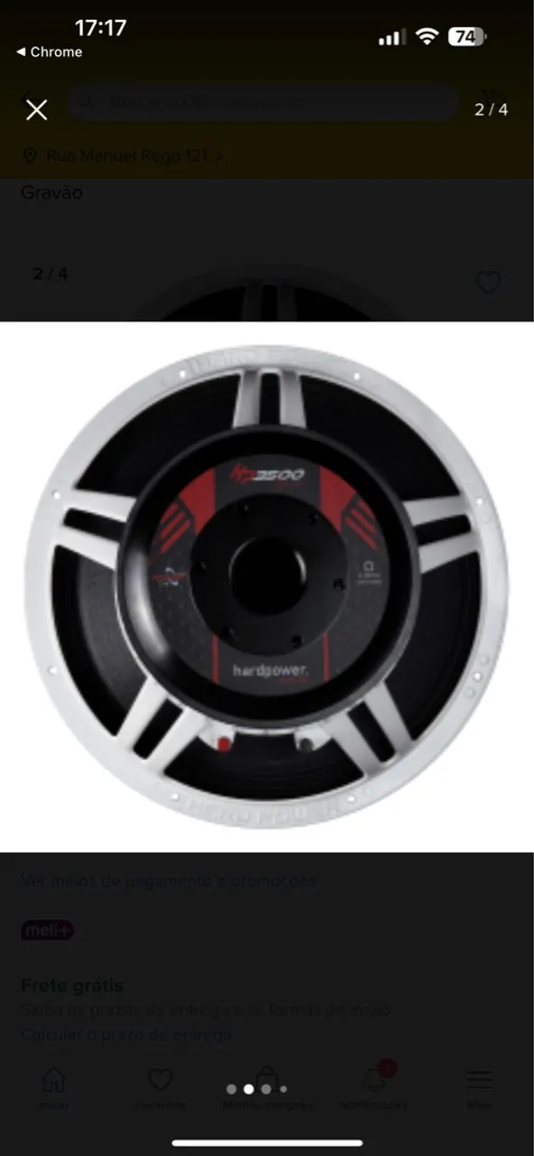 Alto Falante Hard Power 3500