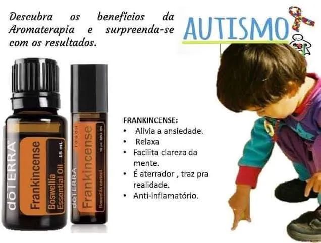 Óleo Essencial de Frankincense 5ml - Auxilia no tratamento do Autismo