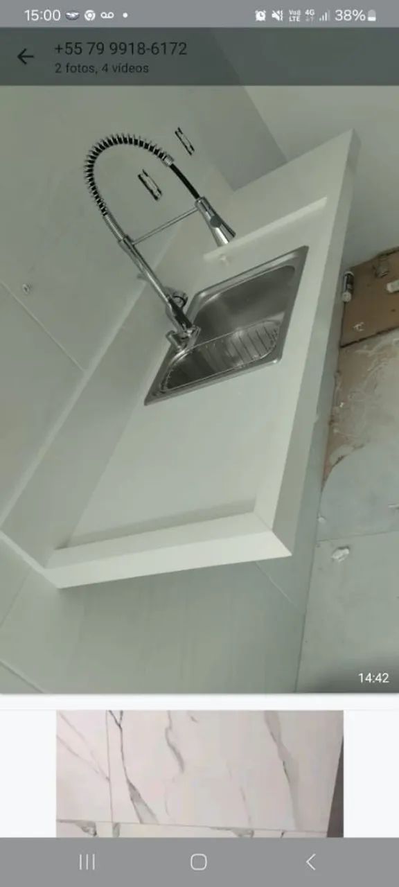 Bancada esculpido em porcelanato - Foto 2