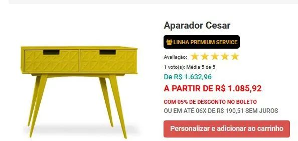 Aparador Cesar com defeito - Design Moderno e Funcional - Foto 4