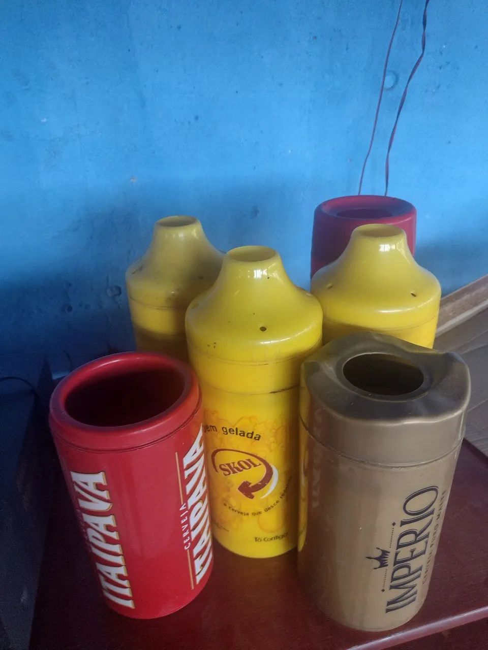 Kit com 6 Porta-garrafas térmicos cerveja