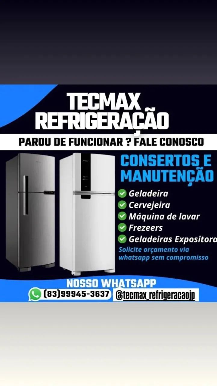 Conserto de Geladeira a Domicílio em João pessoa