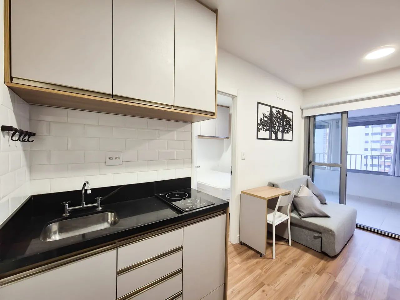 Apartamento Mobiliado para Alugar no Brooklin  1 Suíte, 1 Vaga de Garagem e Lazer Completo - Foto 8