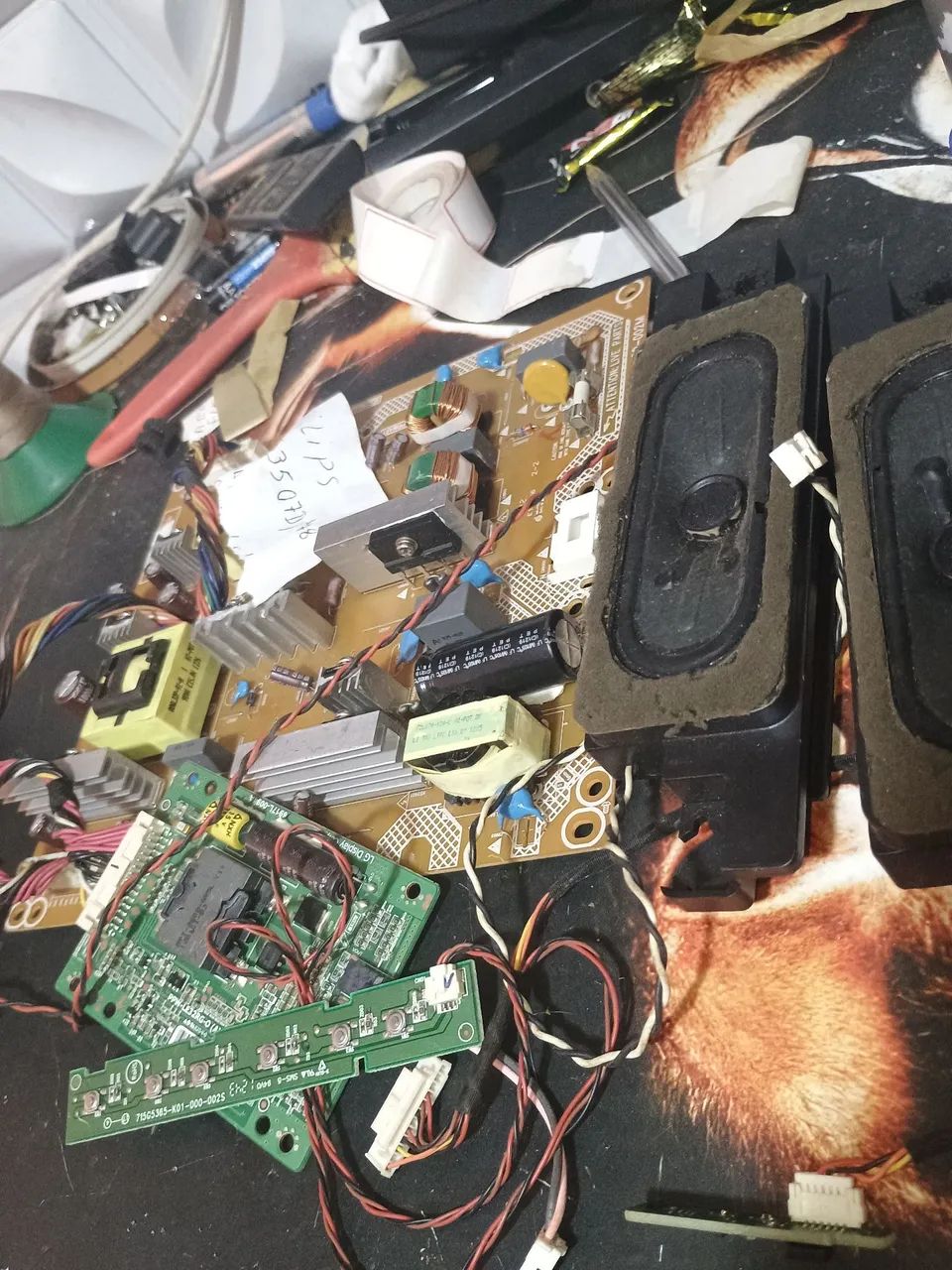 Placa fonte tv Philips 32pf3507d/78 com driver - Foto 3