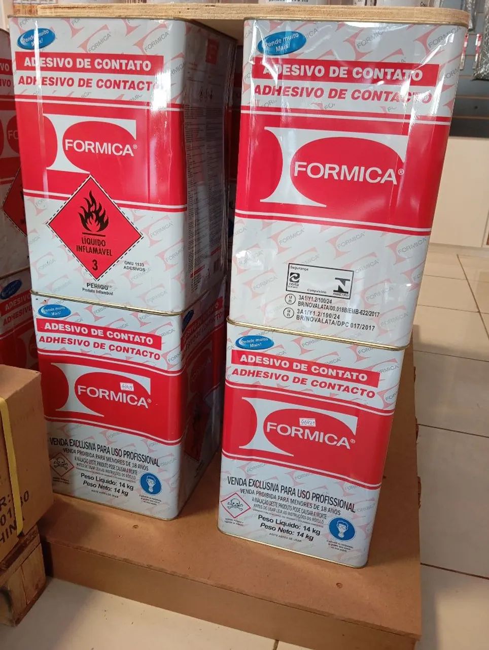Cola de contato Formica 14kg