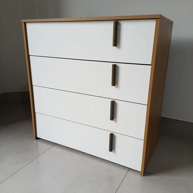 Comoda 04 Gavetas - Corrediças Telescopicas - Quarto- entrega gratis