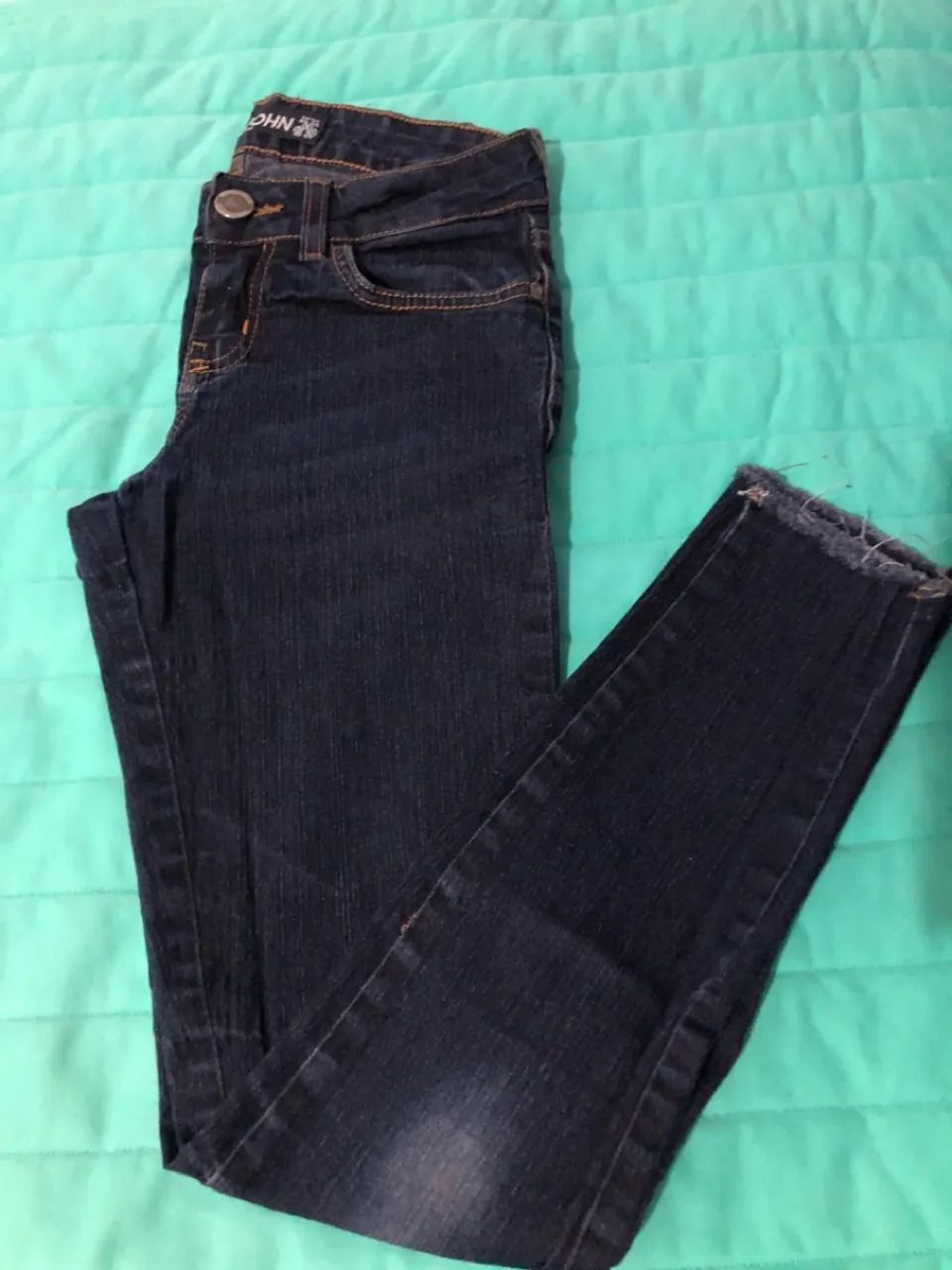 CALÇA JOHN JOHN 34 JEANS AZUL 