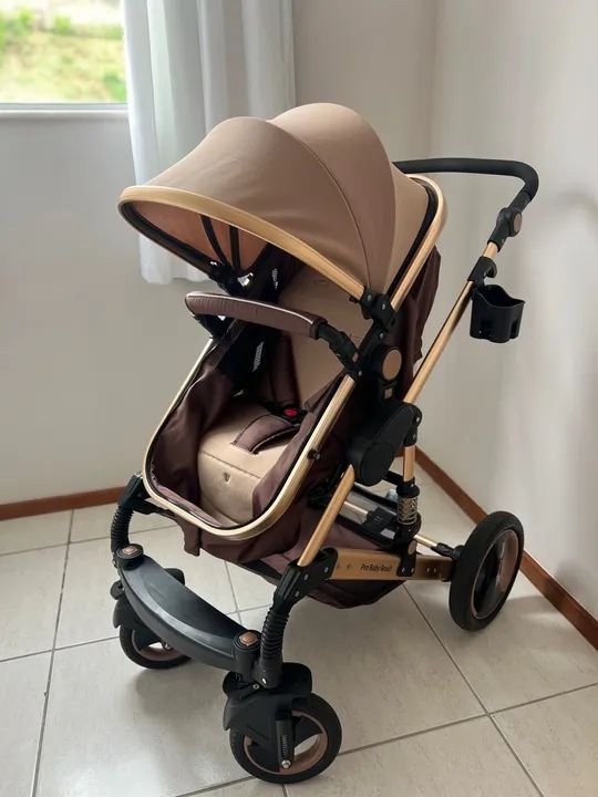 Carrinho de Bebê MARAVILHOSO E IMPECÁVEL com bebê conforto  - Foto 5