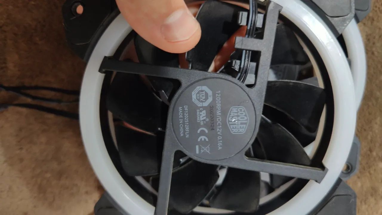 Kit 6 Fans Cooler Master MF120 - Foto 2