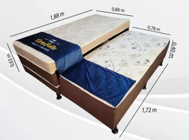 Bibox bicama solteiro D33 - Ortobello