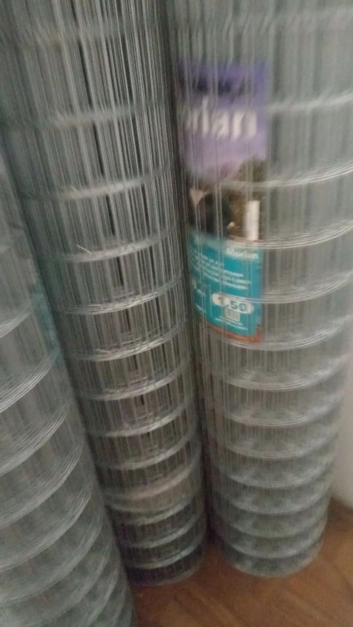 Rolo de Tela Galvanizada 1.5 metros de altura por 25 metros  - Foto 3