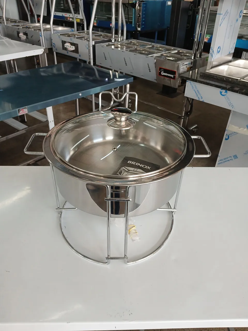 Rechaud Redondo Brinox Savoy 4,5 Litros