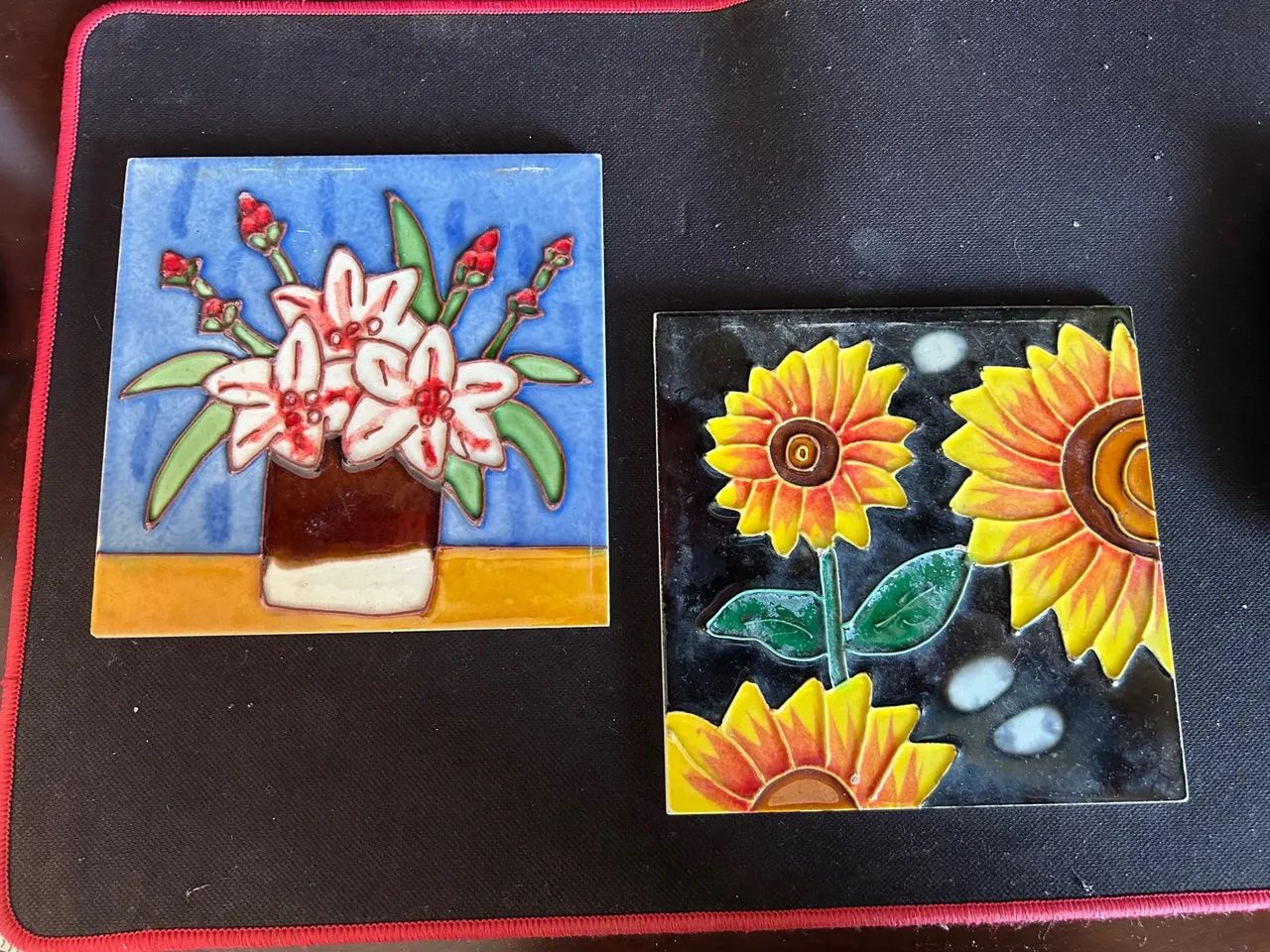 Dois azulejos-quadro
