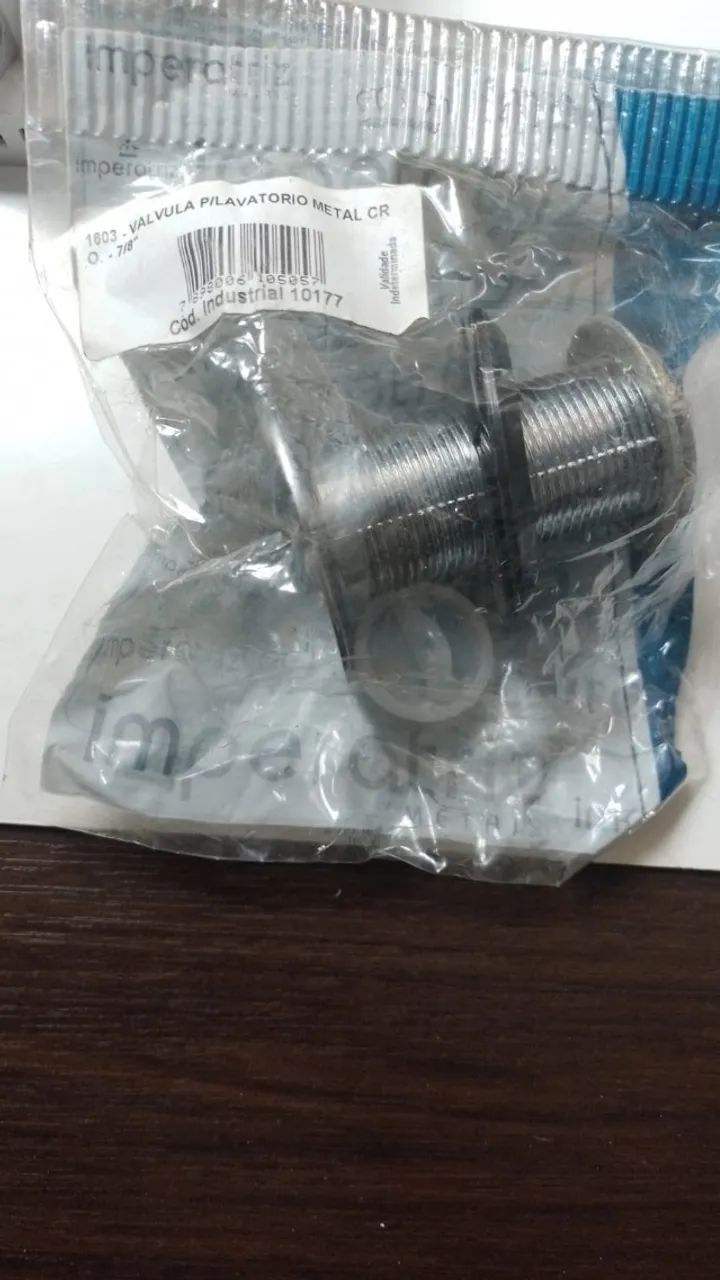 PROMOÇÃO ! Válvula P/Lavatório Metal Cr 1603 - 7/8" Imperatriz