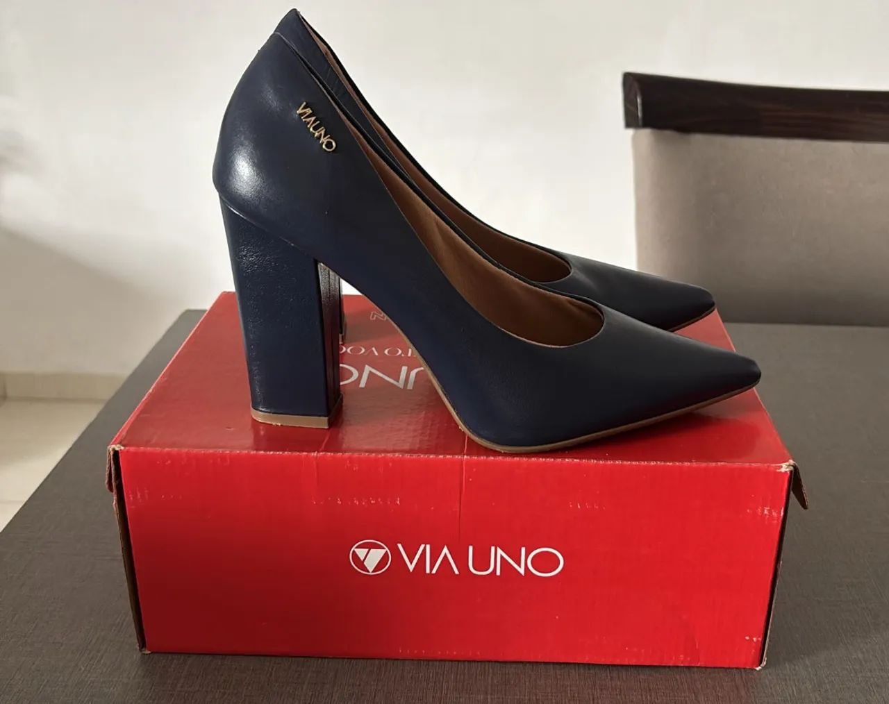 Scarpin couro Legítimo 