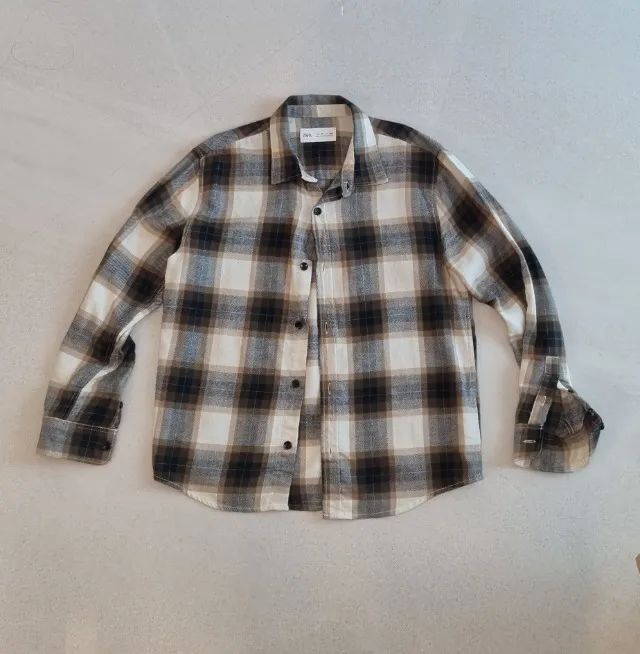 Camisa quadriculada infantil masculino