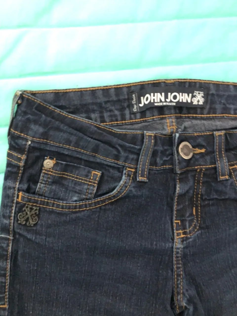 CALÇA JOHN JOHN 34 JEANS AZUL  - Foto 4