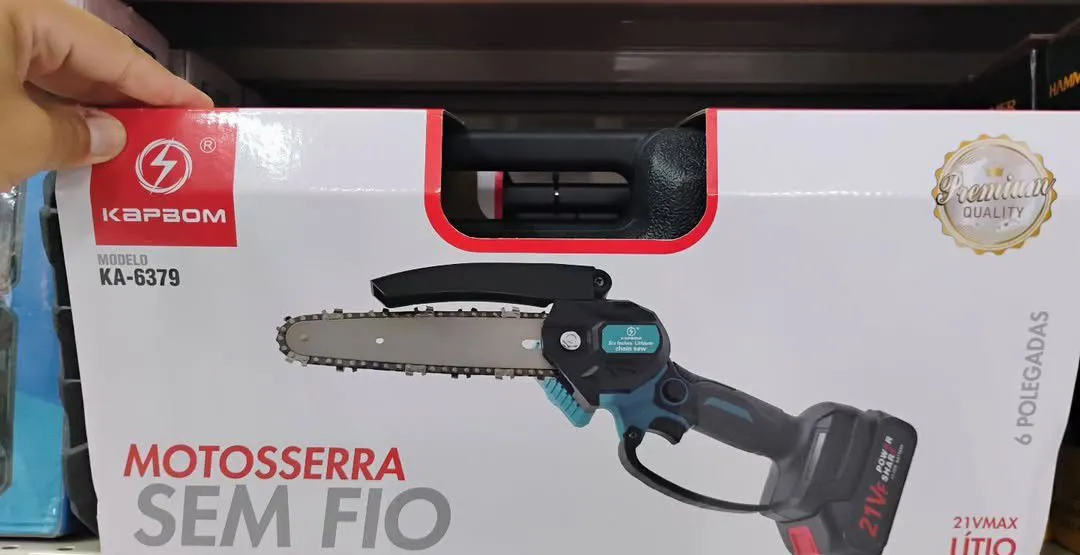 Motosserra Sem Fio 6 Polegadas 21V - KABOM KA-6379