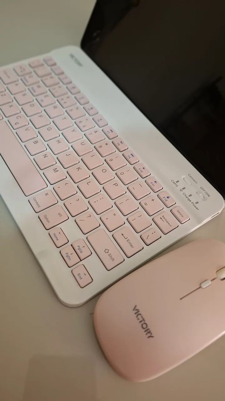 Tablet Samsung S6 lite 64gb com Teclado e Mouse Rosa - Foto 2